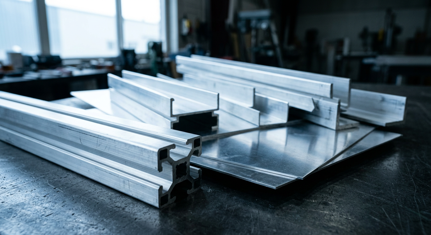 Aluminum — sheet, extrusion, cast, 6061, 6063